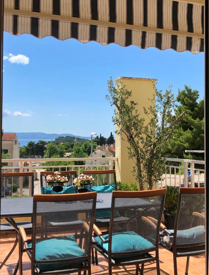 Andor - Lux, Two Beautiful Terraces With Sea & Sunset View Lejlighed Makarska Eksteriør billede