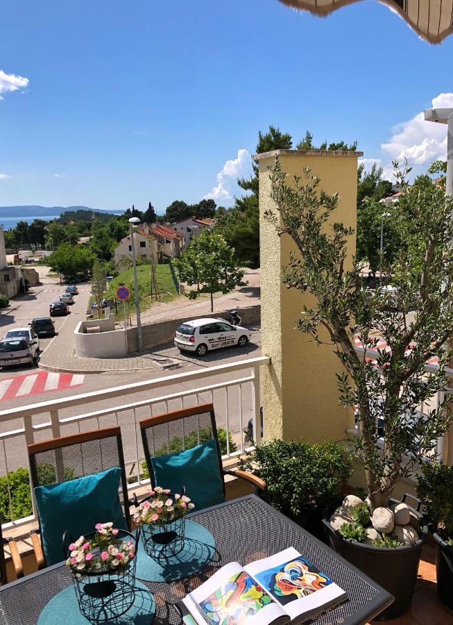 Andor - Lux, Two Beautiful Terraces With Sea & Sunset View Lejlighed Makarska Eksteriør billede