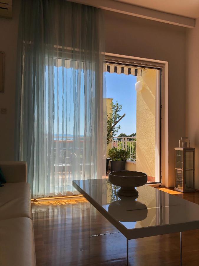 Andor - Lux, Two Beautiful Terraces With Sea & Sunset View Lejlighed Makarska Eksteriør billede