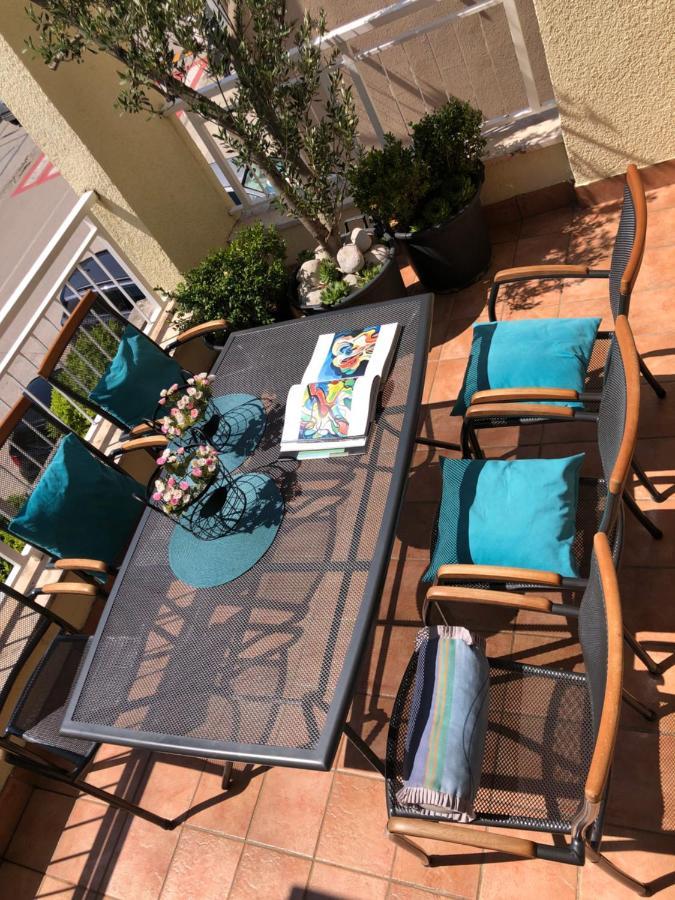 Andor - Lux, Two Beautiful Terraces With Sea & Sunset View Lejlighed Makarska Eksteriør billede