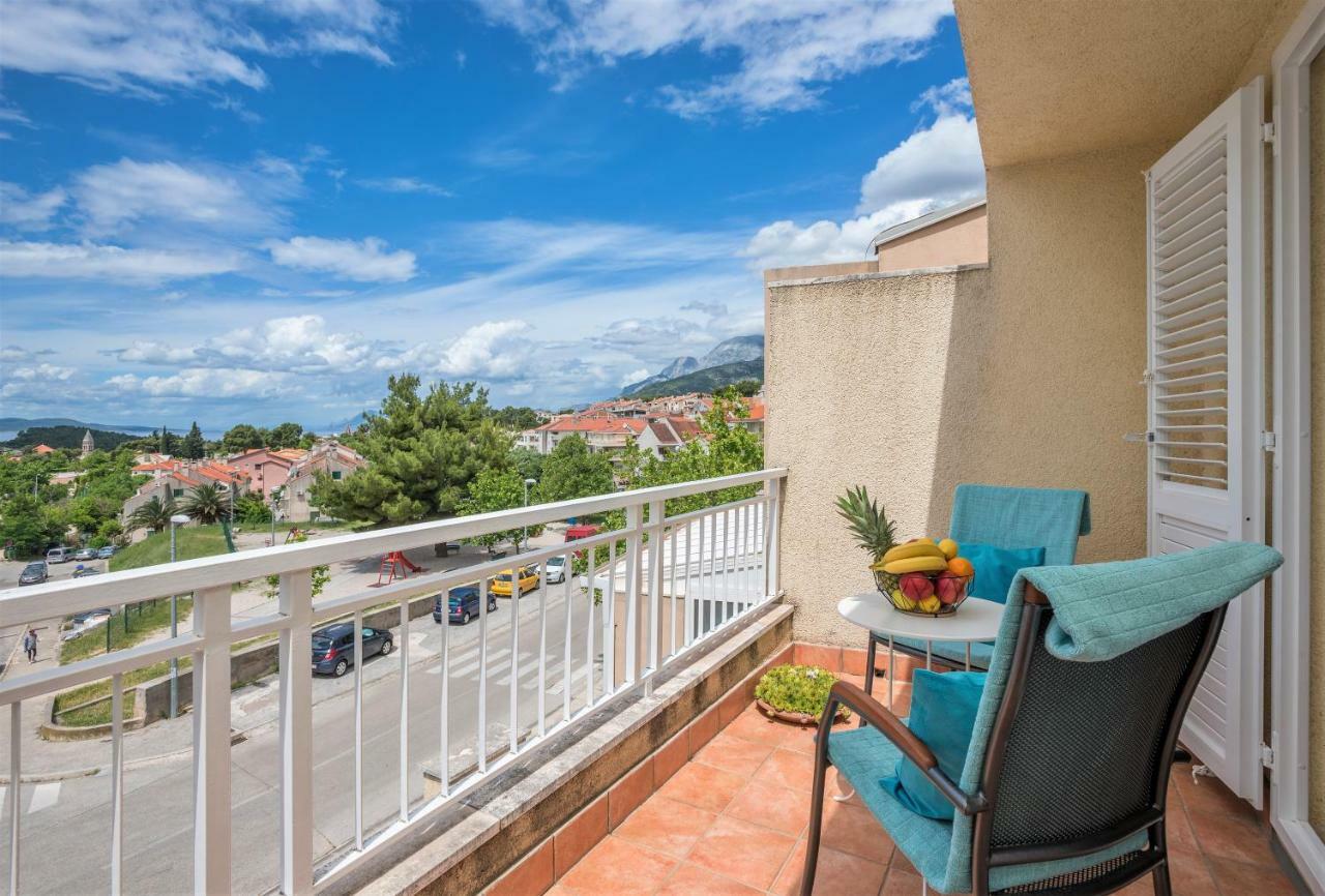 Andor - Lux, Two Beautiful Terraces With Sea & Sunset View Lejlighed Makarska Eksteriør billede